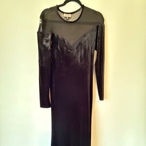 Preloved Delphi Black Formal Dress Size Medium